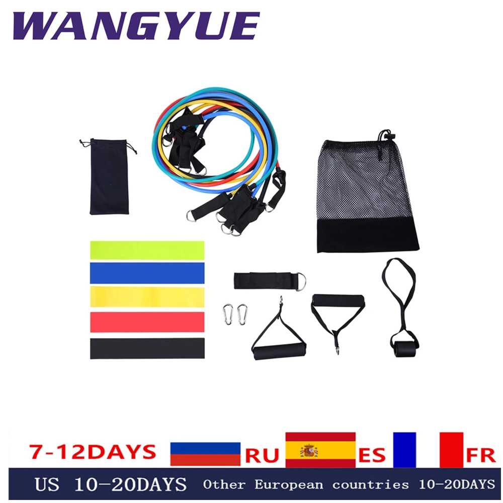 11Pcs/Set Latex Resistance Bands Gym Door Rubber Loop Tube Bands Anchor Ankle Straps With Bag Kit Set Yoga Exercise Fitness Band
11Pcs/Set Latex Resistance Bands Gym Door Rubber Loop Tube Bands Anchor Ankle Straps With Bag Kit Set Yoga Exercise Fitness Band