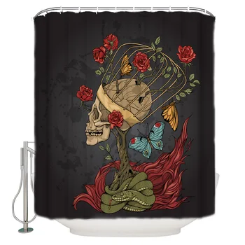 Snake Flower Tree Fire Shower Curtain Bathroom Curtain Polyester Fabric Bath Curtain Washable Home Bath Decor
Snake Flower Tree Fire Shower Curtain Bathroom Curtain Polyester Fabric Bath Curtain Washable Home Bath Decor