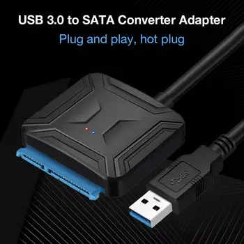 USB 3.0 to SATA Adapter Convert Cables Support 2.5 Or 3.5 Inch External SSD HDD Adapter for Hard Drive
USB 3.0 to SATA Adapter Convert Cables Support 2.5 Or 3.5 Inch External SSD HDD Adapter for Hard Drive