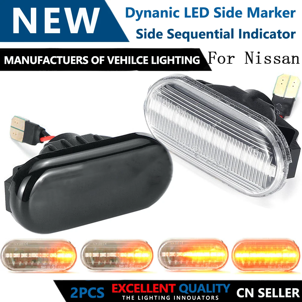LED dynamic side marker light turn signal side light for Nissan Tiida C11 Note E11 NE11 Micra K12 NP300 Navara D40 Qashqai J10
LED dynamic side marker light turn signal side light for Nissan Tiida C11 Note E11 NE11 Micra K12 NP300 Navara D40 Qashqai J10