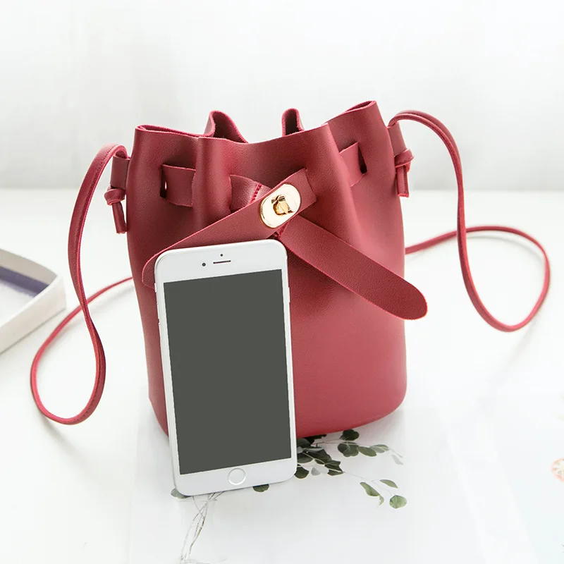 Bag Women's 2018 New Style Bucket Bag Mini Bag Korean-style Pu Shoulder Oblique Bag Hot Selling
Bag Women's 2018 New Style Bucket Bag Mini Bag Korean-style Pu Shoulder Oblique Bag Hot Selling