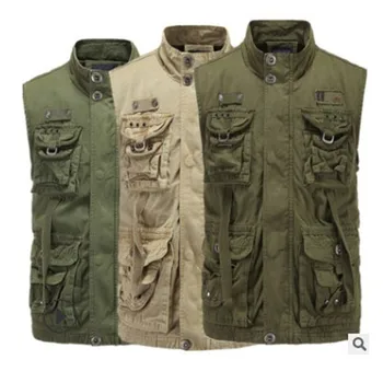 New outdoor men's vests off-road motorcycle riding vest original men's retro cotton vest motorcycle jacket
New outdoor men's vests off-road motorcycle riding vest original men's retro cotton vest motorcycle jacket