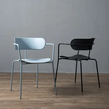 Modern Simple Dining Chair Offcie Chair Home Use Nordic Light Luxury Backrest Armchair Iron Arts Ins Makeup Chair
Modern Simple Dining Chair Offcie Chair Home Use Nordic Light Luxury Backrest Armchair Iron Arts Ins Makeup Chair
