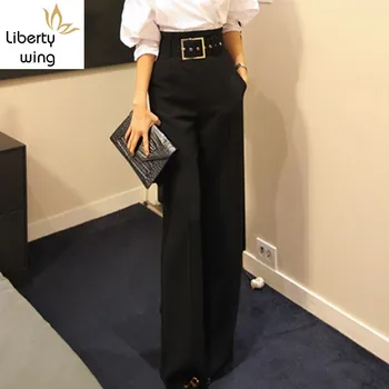 Spring Autumn OL Women Work Straight High Waist Maxi Long Casual Wide Leg Pants Office Female Sashes Loose Fit Trousers
Spring Autumn OL Women Work Straight High Waist Maxi Long Casual Wide Leg Pants Office Female Sashes Loose Fit Trousers