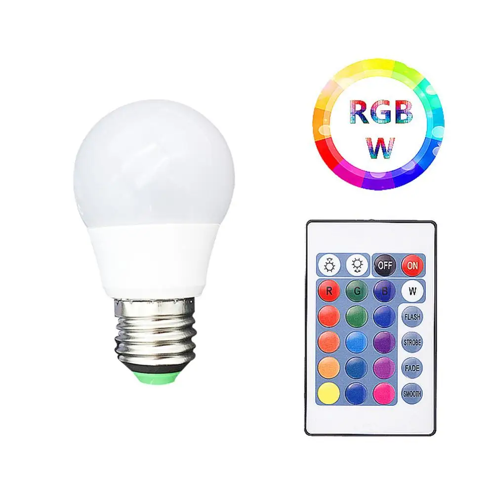 E27 Bluetooth RGB LED Bulb Lamp LED Lamp With IR Remote Control Light Bulb Indoor Home Decor Smart IC Lighting Lamp
E27 Bluetooth RGB LED Bulb Lamp LED Lamp With IR Remote Control Light Bulb Indoor Home Decor Smart IC Lighting Lamp