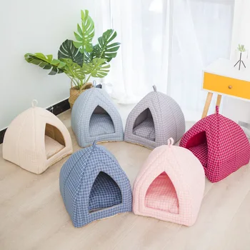 Pet bed triangle lattice cat bed dog nest supplies dual purpose closed breathable warm cat nest multiple styles and good quality
Pet bed triangle lattice cat bed dog nest supplies dual purpose closed breathable warm cat nest multiple styles and good quality