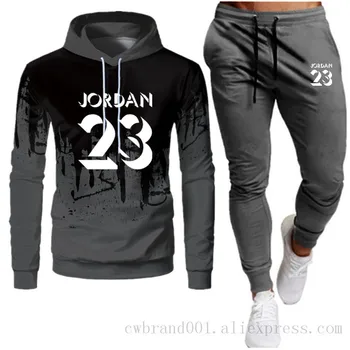 3D Font 23 Printing Tracksuit Men 2 Pieces Sets Hooded Sweatshirts Spring Men's Clothes Pullover Hoodies Pants Suit Ropa Hombre
3D Font 23 Printing Tracksuit Men 2 Pieces Sets Hooded Sweatshirts Spring Men's Clothes Pullover Hoodies Pants Suit Ropa Hombre