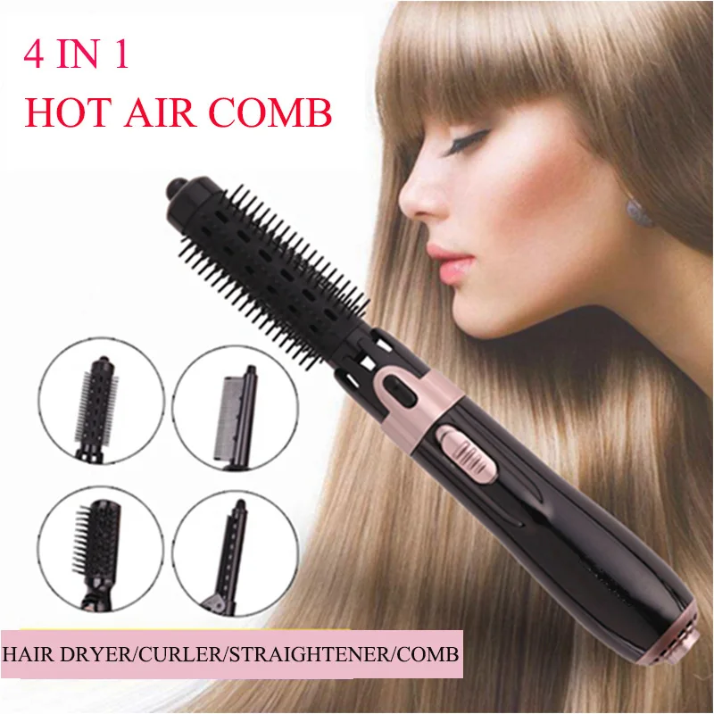4 In1 Hot Air Comb Hair Comb Negative Ion Hair Straightener Comb Hair Curler Comb Styling Comb Hair Brush For Dry And Wet
4 In1 Hot Air Comb Hair Comb Negative Ion Hair Straightener Comb Hair Curler Comb Styling Comb Hair Brush For Dry And Wet