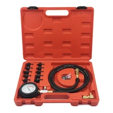 Engine Compression Tester Kit Petrol Fuel Cylinder Pressure Gauge Automotive Gauge Tool Set Testing Range 0-140 PSI
Engine Compression Tester Kit Petrol Fuel Cylinder Pressure Gauge Automotive Gauge Tool Set Testing Range 0-140 PSI
