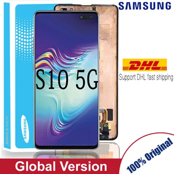 Original Super Amoled LCD Replacement for SAMSUNG S10 5G Display with Touch Screen Digitizer G977B G977U
Original Super Amoled LCD Replacement for SAMSUNG S10 5G Display with Touch Screen Digitizer G977B G977U