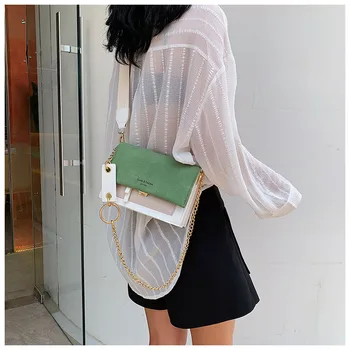 Scrub Leather Contrast Color Crossbody Bags For Women 2020 Chain Messenger Shoulder Bag Ladies Purses and Handbags Small Totes
Scrub Leather Contrast Color Crossbody Bags For Women 2020 Chain Messenger Shoulder Bag Ladies Purses and Handbags Small Totes