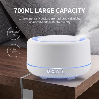 700ML Large Capacity Aromatherapy Machine Seven Color Household Humidifier Atmosphere Lamp Essential Oil Diffuser Atomizer
700ML Large Capacity Aromatherapy Machine Seven Color Household Humidifier Atmosphere Lamp Essential Oil Diffuser Atomizer