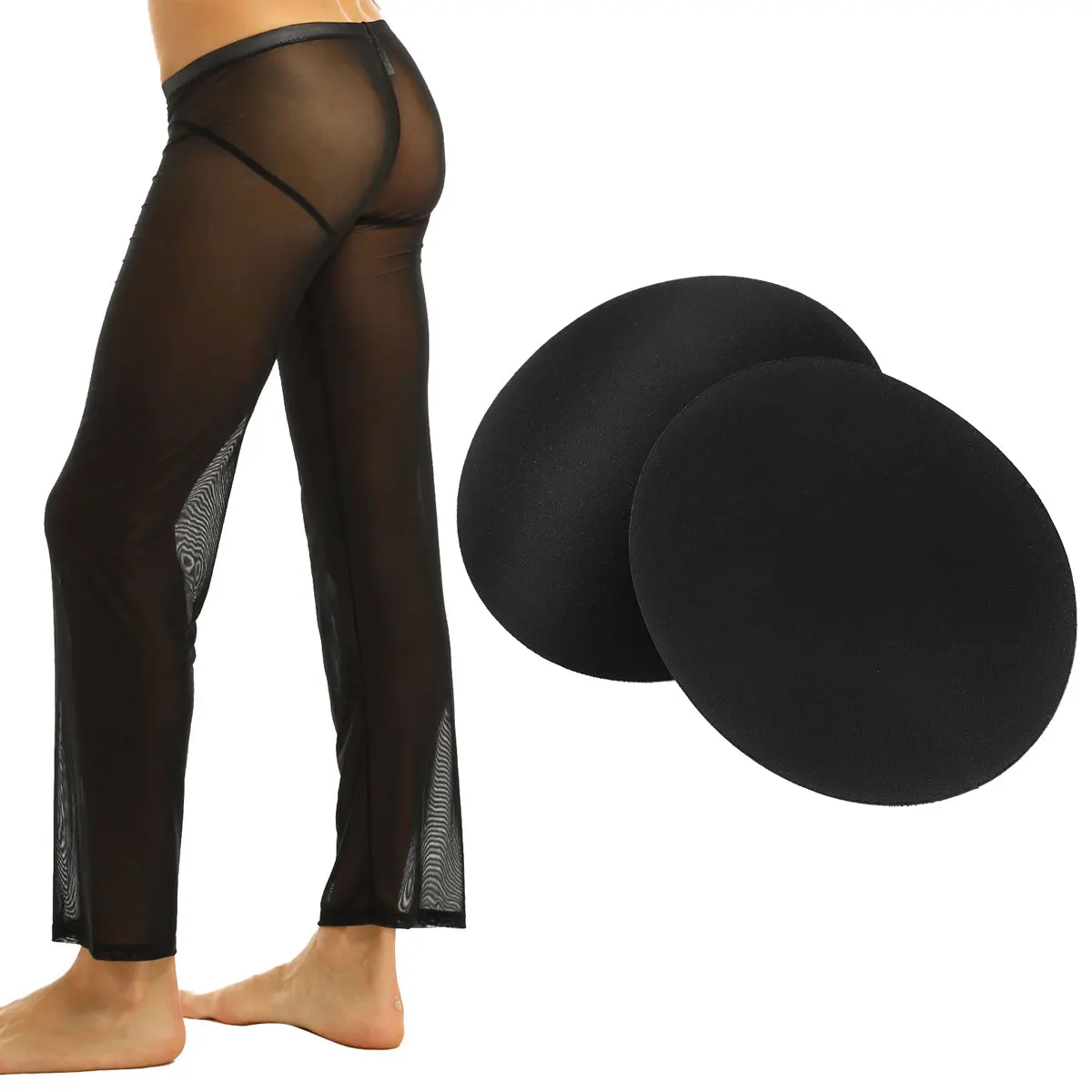 

1Pair Mens Rear Enhancing Butt Pads Removable Foam Contour Hip Sponge Buttock Pads for Underwear Boxer Brief Insert Butt Hip Pad