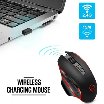 Wireless Gaming Mouse Ergonomic Mouse Wear Resistant 6 Key High Performance 2.4G Charging Mouse for Computerr Gamer 
Wireless Gaming Mouse Ergonomic Mouse Wear Resistant 6 Key High Performance 2.4G Charging Mouse for Computerr Gamer