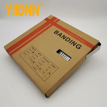 3/4" Width 201 Stainless Steel Banding Strapping Band Strap Tools for Strapping 0.028"Thick Coil, 100 Feet Roll 20mm*0.7mm*30m
3/4" Width 201 Stainless Steel Banding Strapping Band Strap Tools for Strapping 0.028"Thick Coil, 100 Feet Roll 20mm*0.7mm*30m