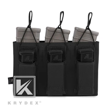KRYDEX Triple Open Top 5.56 & Pistol Magazine Pouch Tactical MOLLE/PALS Holster Mag Carrier For Shooting Airsoft Military Black
KRYDEX Triple Open Top 5.56 & Pistol Magazine Pouch Tactical MOLLE/PALS Holster Mag Carrier For Shooting Airsoft Military Black