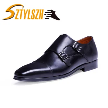 Big Size Buckle Oxfords Genuine Leather Men Shoes Fashion Casual Pointed Top Formal Business Male Wedding Dress Flats Monk Shoes
Big Size Buckle Oxfords Genuine Leather Men Shoes Fashion Casual Pointed Top Formal Business Male Wedding Dress Flats Monk Shoes