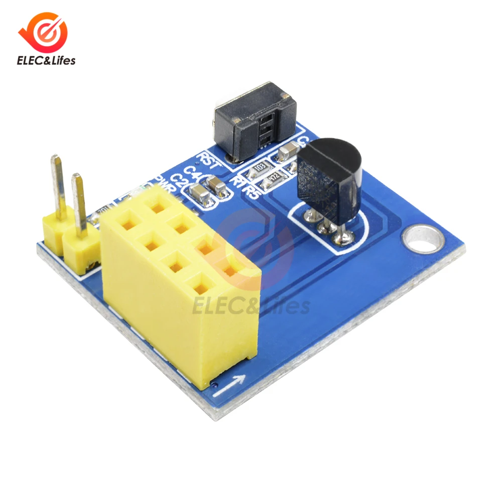 For Arduino ESP8266 ESP01 ESP-01 ESP-01S DS18B20 Temperature Sensor WIFI Adapter Board Wireless Module
For Arduino ESP8266 ESP01 ESP-01 ESP-01S DS18B20 Temperature Sensor WIFI Adapter Board Wireless Module