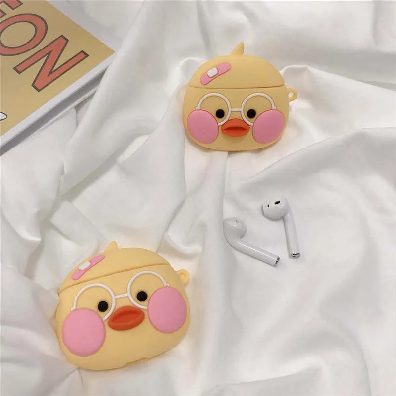 Cute Cartoon Duck Earphone Case For Airpods 1 2 Silicone Cover Bluetooth Earphone Charging Box Protective Case
Cute Cartoon Duck Earphone Case For Airpods 1 2 Silicone Cover Bluetooth Earphone Charging Box Protective Case