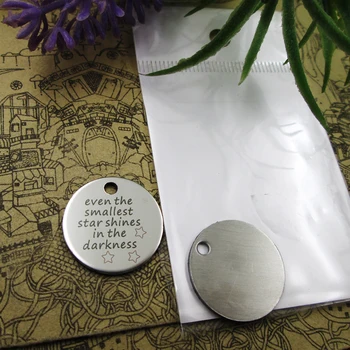 10pcs--"Even the smallest star shines in the darkness"stainless steel charms more style for choosing DIY Charms 
10pcs--"Even the smallest star shines in the darkness"stainless steel charms more style for choosing DIY Charms