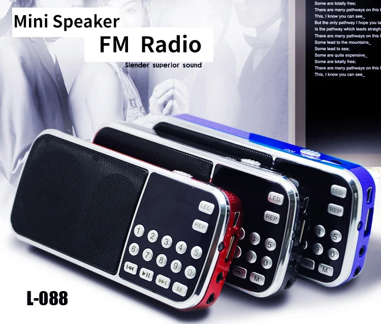 L088 Mini Retro Speaker Portable Digital Radio Receiver Stereo FM/AM Radio with LED Display Flashlight Radio Support 16G TF Gift
L088 Mini Retro Speaker Portable Digital Radio Receiver Stereo FM/AM Radio with LED Display Flashlight Radio Support 16G TF Gift