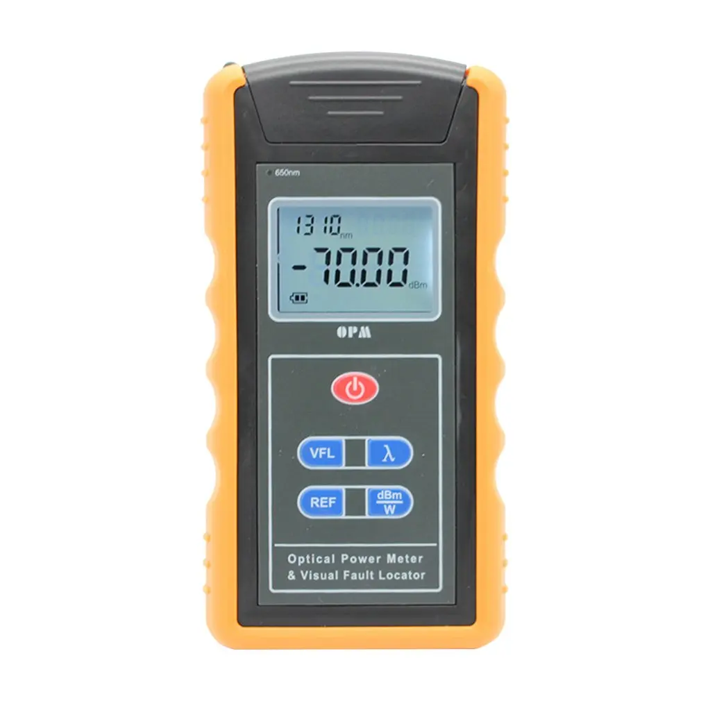 Optical Power Meter Handheld VFL Power Meter FTTH Fiber Optical Network Cable Tester w/ 10MW Fiber Optic Visual Fault Locator
Optical Power Meter Handheld VFL Power Meter FTTH Fiber Optical Network Cable Tester w/ 10MW Fiber Optic Visual Fault Locator