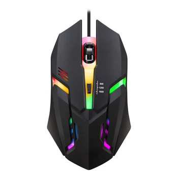 Wired Gaming Mouse 3 Button LED 1600 DPI USB Computer Mouse Gamer Mice Silent Mouse With Backlight For PC Computer Laptop
Wired Gaming Mouse 3 Button LED 1600 DPI USB Computer Mouse Gamer Mice Silent Mouse With Backlight For PC Computer Laptop
