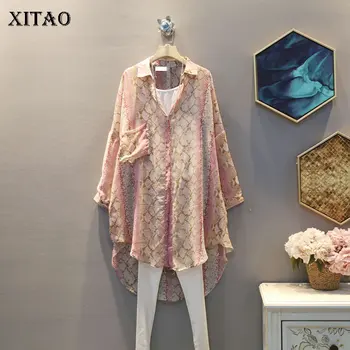 XITAO Irregular Pocket Print Chiffon Blouse Women Clothes 2020 Spring Fashion Elegant Turn Down Collar Shirt Match All DMY3857
XITAO Irregular Pocket Print Chiffon Blouse Women Clothes 2020 Spring Fashion Elegant Turn Down Collar Shirt Match All DMY3857