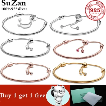 Suzan Authentic original logo 100% 925 sterling silver pan charm chain bracelet for women fashion luxury snake bracelet jewelry
Suzan Authentic original logo 100% 925 sterling silver pan charm chain bracelet for women fashion luxury snake bracelet jewelry