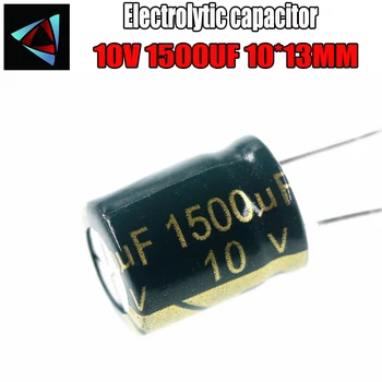 8PCS Higt quality 10V 1500UF 10*13mm 1500UF 10V 10*13 Electrolytic capacitor
8PCS Higt quality 10V 1500UF 10*13mm 1500UF 10V 10*13 Electrolytic capacitor