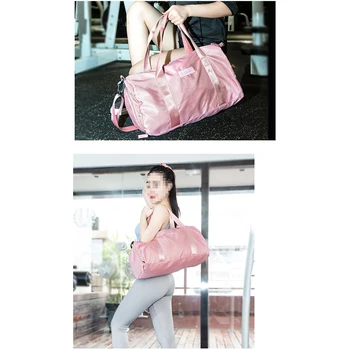 Waterproof Women Travel Shoulder Duffle Bag Gym Wet / Dry Separation Storage Multi Purpose Portable Sport Bag
Waterproof Women Travel Shoulder Duffle Bag Gym Wet / Dry Separation Storage Multi Purpose Portable Sport Bag