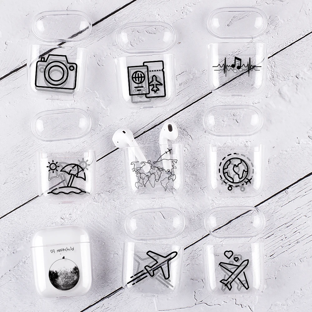 Clear Hard PC Case For Airpods Wireless Earphone Cover Ultra-thin Anti-fall Coque for air pods 2 fashion pattern cases
Clear Hard PC Case For Airpods Wireless Earphone Cover Ultra-thin Anti-fall Coque for air pods 2 fashion pattern cases