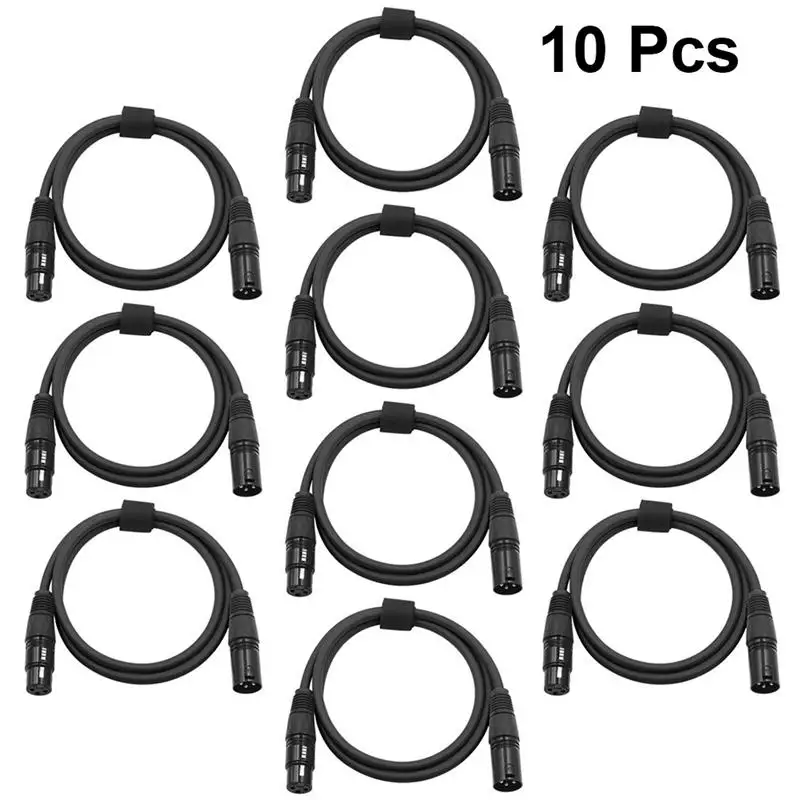 WINOMO 10pcs 2M 3-Pin Signal DMX Cable Stage Lighting Signal Cable LED Par Light Moving Head Light DJ Equipment
WINOMO 10pcs 2M 3-Pin Signal DMX Cable Stage Lighting Signal Cable LED Par Light Moving Head Light DJ Equipment