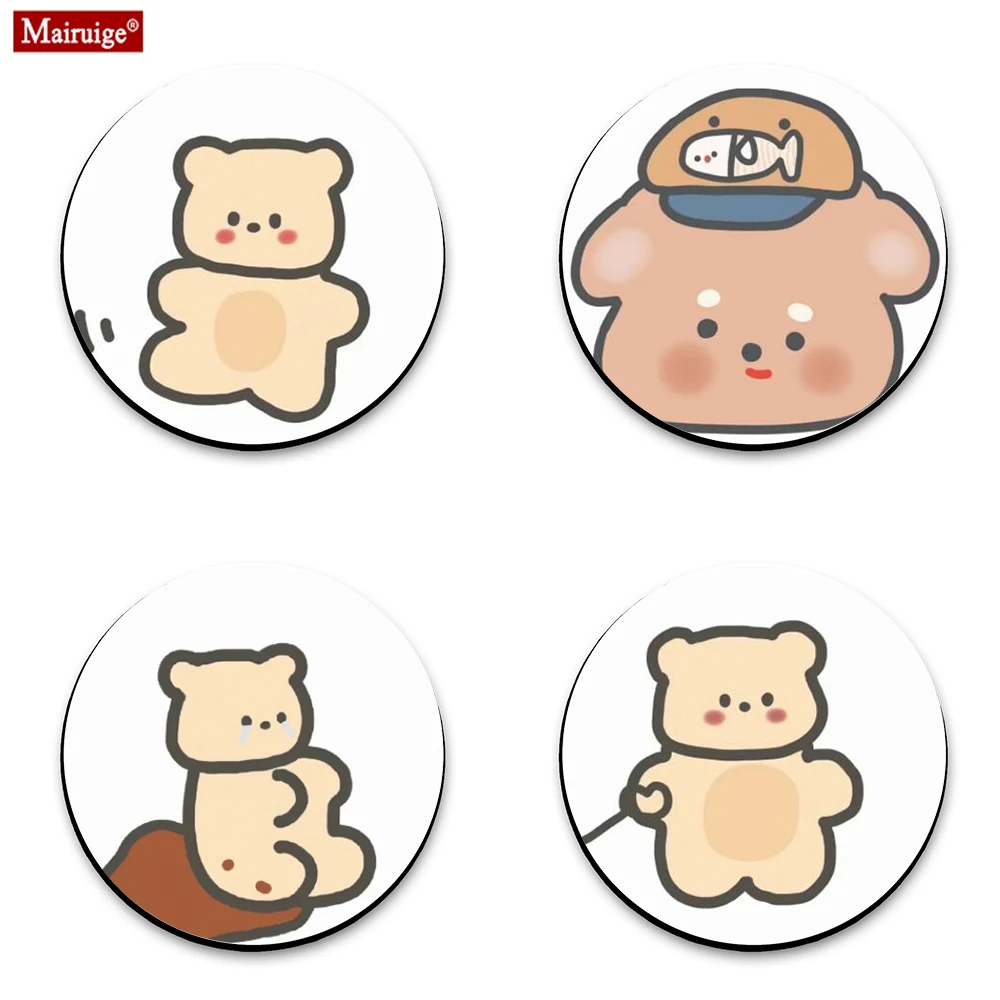 Cute Bear Animal Pattern Mouse Pad Gaming Computer Round Mouse Pad Desk Pad 20x20/22X22cm Player Padmouse Notebook Xiaomi
Cute Bear Animal Pattern Mouse Pad Gaming Computer Round Mouse Pad Desk Pad 20x20/22X22cm Player Padmouse Notebook Xiaomi