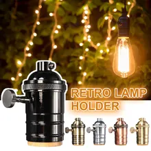 E27/E26 Vintage Lamp Socket Edison Retro Pendant Lamp Holder Industrial and Decorative for DIY Lighting Aluminum Lamp Holder
E27/E26 Vintage Lamp Socket Edison Retro Pendant Lamp Holder Industrial and Decorative for DIY Lighting Aluminum Lamp Holder