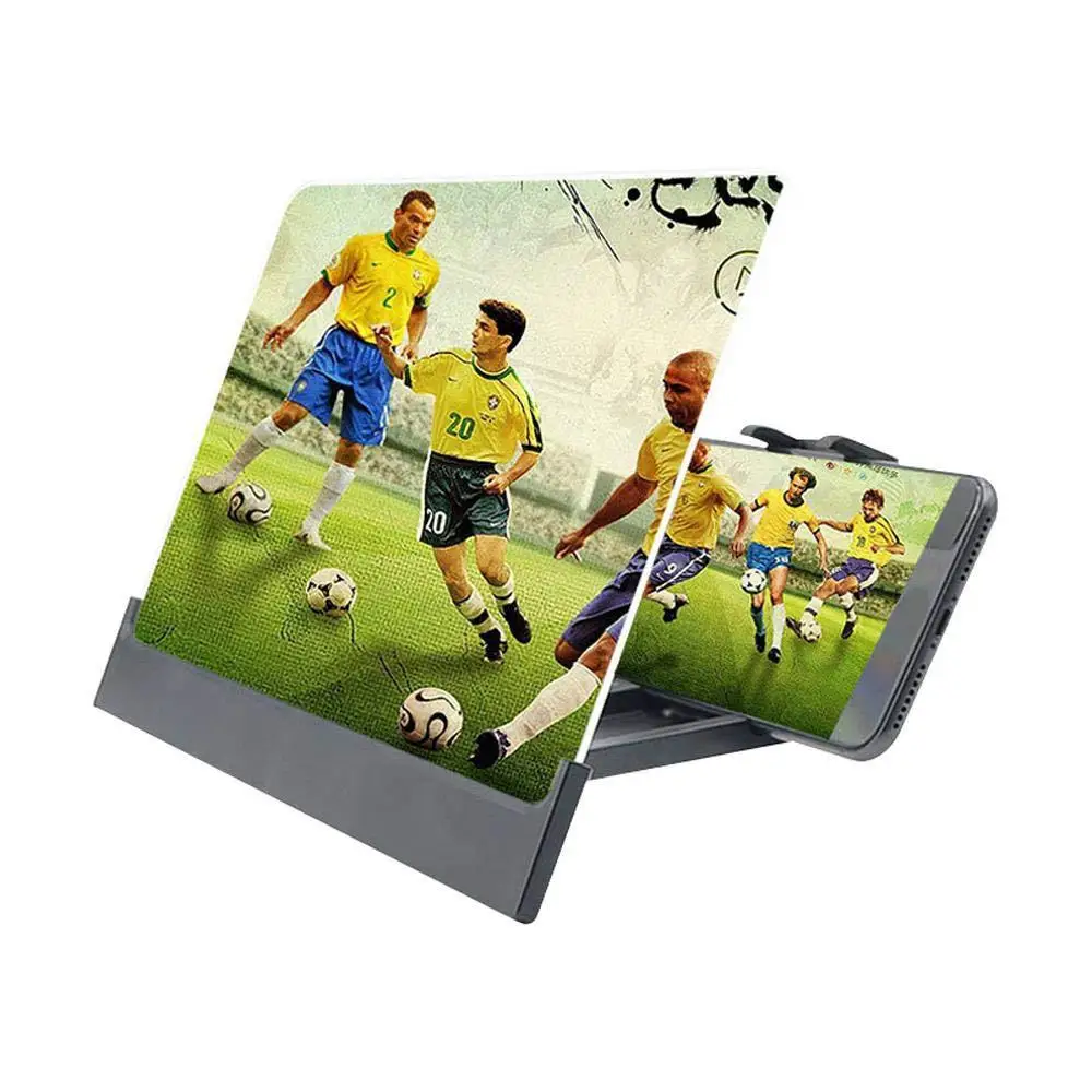 L3 Phone Screen Magnifier 12inch HD Non-Slip Stereoscopic More Than 2 Times Video Screen Enlarger with Foldable Stand Holder d35 
L3 Phone Screen Magnifier 12inch HD Non-Slip Stereoscopic More Than 2 Times Video Screen Enlarger with Foldable Stand Holder d35