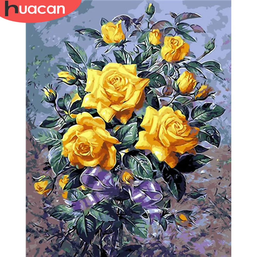HUACAN Pictures By Numbers Rose Flowers HandPainted Coloring Drawing Kits Canvas Oil Painting DIY Home Decoration Gift SZHC684
HUACAN Pictures By Numbers Rose Flowers HandPainted Coloring Drawing Kits Canvas Oil Painting DIY Home Decoration Gift SZHC684