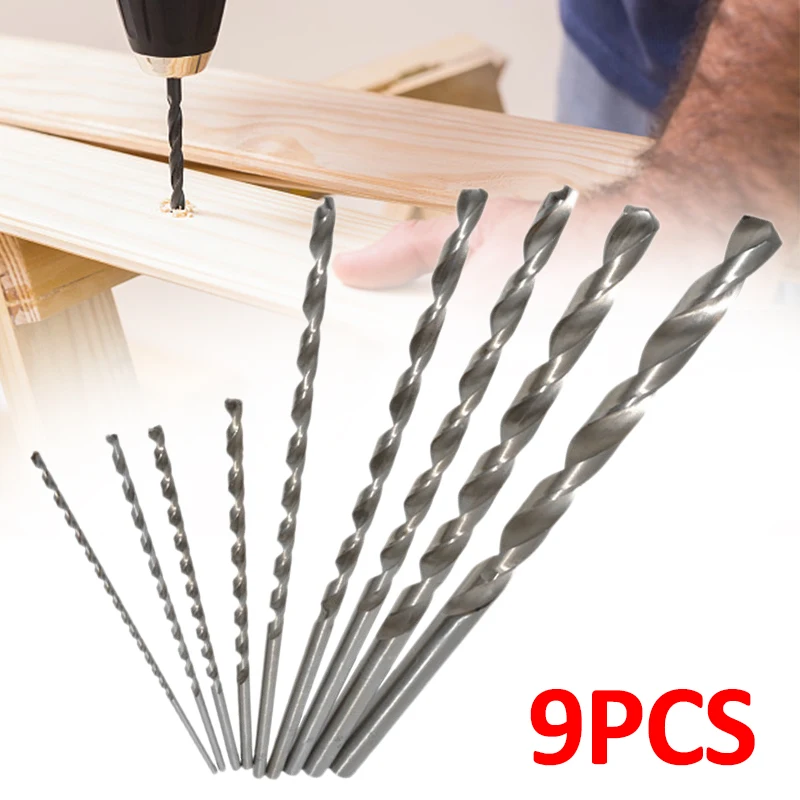 9pcs 2mm~10mm High-speed Steel Twist Drill Bit Set Professional Hard Alloy Drill Bit Replacement Power Tools Accessories
9pcs 2mm~10mm High-speed Steel Twist Drill Bit Set Professional Hard Alloy Drill Bit Replacement Power Tools Accessories