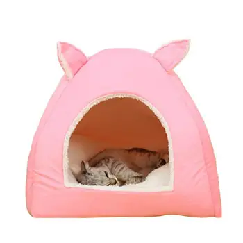 Lovely Ear Shape Warm Sleeping Tent Nest Mat for Pet Cat Supplies 30*30*25
Lovely Ear Shape Warm Sleeping Tent Nest Mat for Pet Cat Supplies 30*30*25