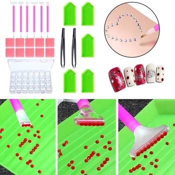 24pcs/set 5D Diamonds Painting Tools DIY Craft Accessories Kit With Diamond Pen Tweezers Embroidery Box Diamond Paint Tools
24pcs/set 5D Diamonds Painting Tools DIY Craft Accessories Kit With Diamond Pen Tweezers Embroidery Box Diamond Paint Tools