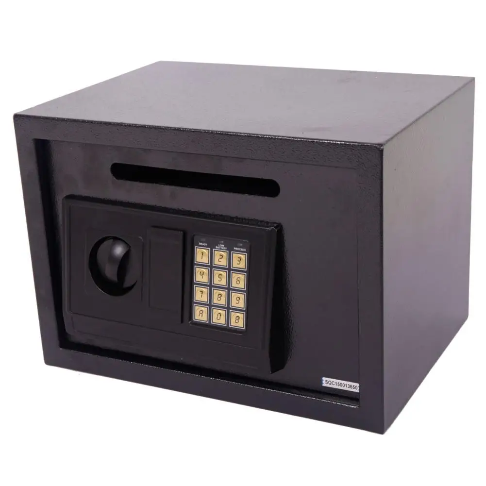 DS25EA Digital Safe Box Home Office Security Keypad Lock Electronic Housing Case Steel Safty Box Black 35 x 25 x 25cm
DS25EA Digital Safe Box Home Office Security Keypad Lock Electronic Housing Case Steel Safty Box Black 35 x 25 x 25cm