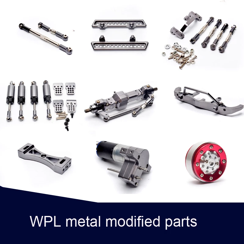 WPL B14 B24 C14 C24 Metal Modified Parts 370 Gearbox Drive Shaft Axle Pull Rod Wheel Hub Bumper Shock Absorber Pedal for RC Car
WPL B14 B24 C14 C24 Metal Modified Parts 370 Gearbox Drive Shaft Axle Pull Rod Wheel Hub Bumper Shock Absorber Pedal for RC Car