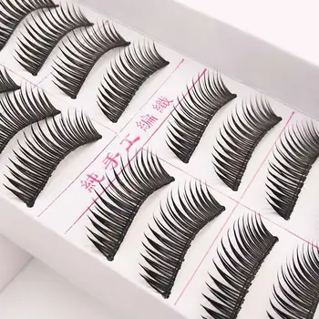 Wholesale Natural Pointed Tail False Eyelashes Black Stem Eyelash 10-Pairs 811 #
Wholesale Natural Pointed Tail False Eyelashes Black Stem Eyelash 10-Pairs 811 #