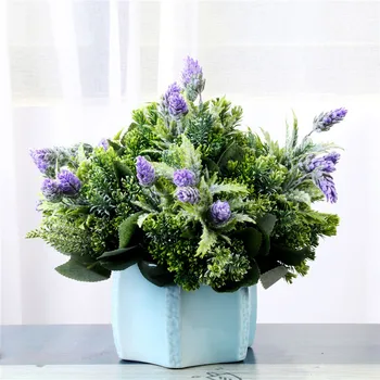 Artificial Lavender Simulation Plant Bouquet Home Office Silk Lavender Wedding Fake Plant
Artificial Lavender Simulation Plant Bouquet Home Office Silk Lavender Wedding Fake Plant
