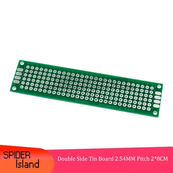 Double-Sided Tin Plate 2.54 MM Pitch 2*8 CM Universal Plate Hole Plate universal plate Glass Fiber Prototype
Double-Sided Tin Plate 2.54 MM Pitch 2*8 CM Universal Plate Hole Plate universal plate Glass Fiber Prototype