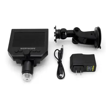 Portable HD 3 .6MP CCD Pixel 4.3 Inch OLED Screen Display LCD Digital Microscope Zoom 1-600X Magnification Microscope Black
Portable HD 3 .6MP CCD Pixel 4.3 Inch OLED Screen Display LCD Digital Microscope Zoom 1-600X Magnification Microscope Black