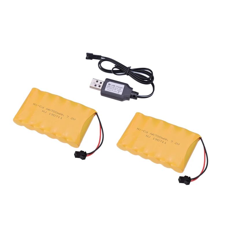Аккумуляторная батарея 2 шт. 7,2 в 700 мАч Ni-Cd AA Аккумуляторная батарея для радиоуправляемых игрушек 
Аккумуляторная батарея 2 шт. 7,2 в 700 мАч Ni-Cd AA Аккумуляторная батарея для радиоуправляемых игрушек