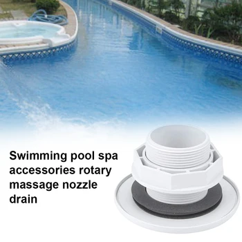 Spa 360 Degree Rotation Swimming Pool Drain Nozzle Hot Spring Cleaning Tool Massage Accessories Detachable Outlet Durable
Spa 360 Degree Rotation Swimming Pool Drain Nozzle Hot Spring Cleaning Tool Massage Accessories Detachable Outlet Durable