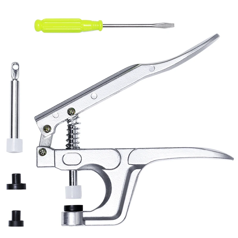 LMDZ Aluminum Alloy Snap Buckle Installation Tool T3/T5/T8S Resin Plastic Hand Press Pliers Press Buckle Pliers with Screwdriver 
LMDZ Aluminum Alloy Snap Buckle Installation Tool T3/T5/T8S Resin Plastic Hand Press Pliers Press Buckle Pliers with Screwdriver