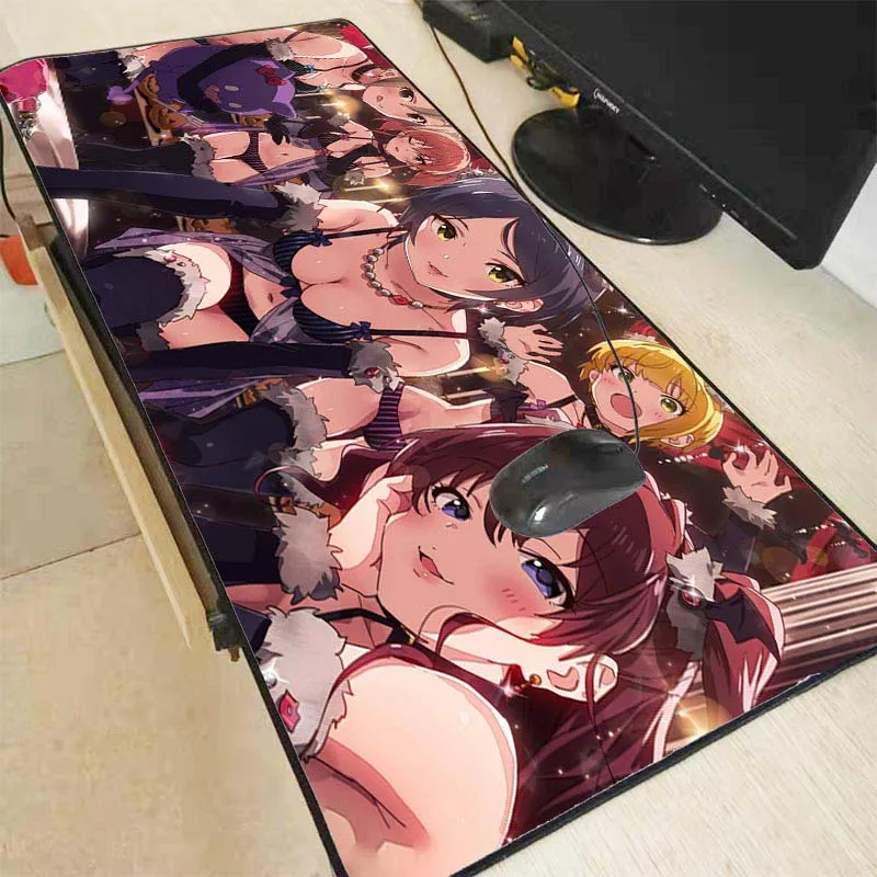 XGZ Anime Sexy Girls Breast Large PC Computer Notebook Mouse Pad Gaming pad with Locking Edge Waterproof Mat for DOTA | Компьютеры и